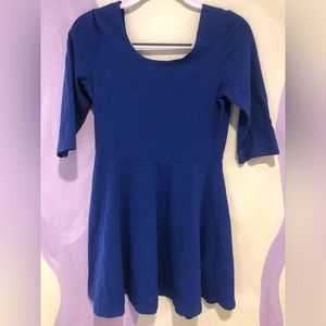Express blue dress